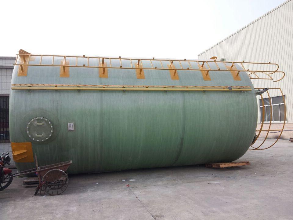 玻璃鋼化工儲罐的安裝