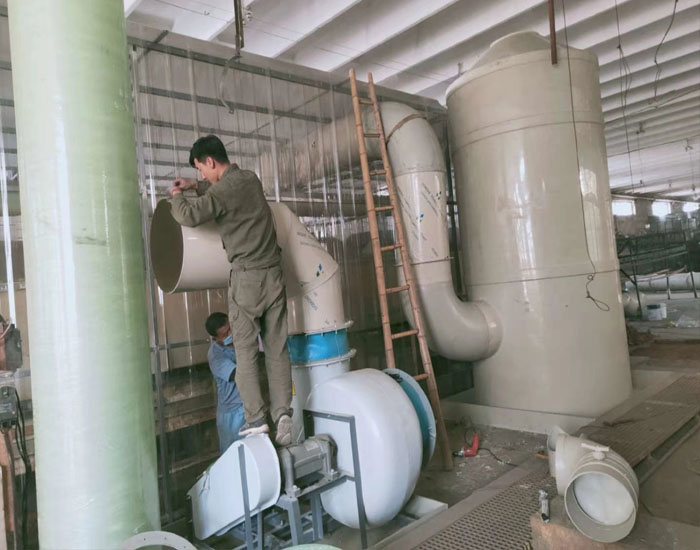 PP酸洗車間專用凈化塔